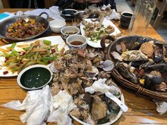 -滨海小渔村·海肠捞饭·鲅鱼水饺·特色老火鱼丸汤(华田店)