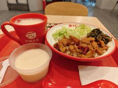 宫爆鸡丁饭-永和大王(一口茶豆浆|花香豆更香·长寿路店)