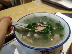 肉片枸杞叶汤-唐伯客家风味馆(香洲店)