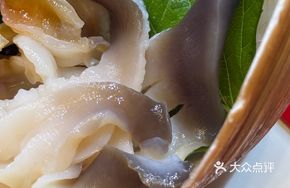 Live Arctic Surf Clam Sashimi