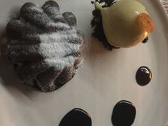 JG巧克力蛋糕，意式香草冰淇淋-Mercato莫卡多露台餐厅与酒吧(K11店)