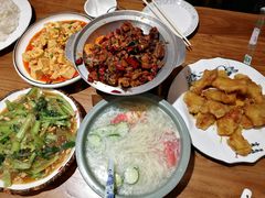 -东来菜馆•手抓海鲜家常菜•海鲜锅贴(鸽子窝店)