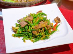 青瓜花炒牛柳-绿雅居原生态农庄(小涌店)