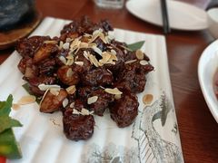 黑蒜子牛肉粒-陆壹捌餐厅(五大道店)