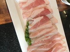 大刀五花肉-好汉锅园林秘制老火锅 柴火霸王鸡(金沙店)