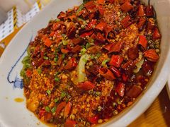 麻辣猪脑-丁记盐蘸牛肉·新杭菜(河东路店)