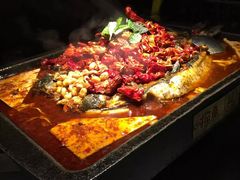 -探鱼·鲜青椒爽麻烤鱼(广州花都来又来店)