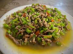 青椒炒肉-淑芳饭店