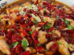 水煮肉片-圣夜东北菜烧烤·夜宵·龙虾(胥江路店)