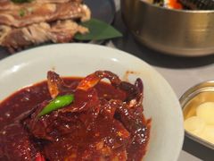 -草家酱蟹炭火烤肉店(珲春南路一店)