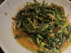 马拉盏炒通菜-大头虾越式风味餐厅(光明广场店)