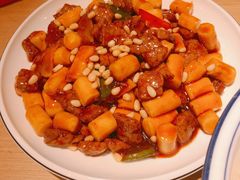 松子牛肉炒年糕-兔爸私家小厨(新北万达店)