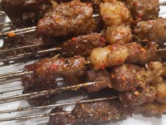 秦川黄牛招牌烤肉筋-叁宝烧烤 西安烧烤 领跑品牌(学府路店)