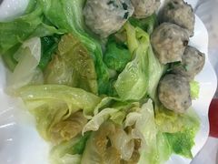 灼时蔬鯪魚球-美居大酒楼(美居广场店)