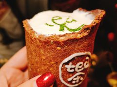 手工奶盖茶-茶是一枝花泡茶店