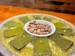 铁板野菜豆腐-农厨好味·温泉鹅·农家菜