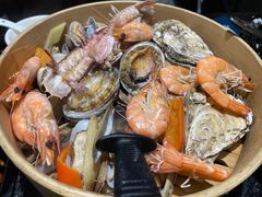 海鲜蒸锅-潮三爷砂锅焗海鲜·生腌·海鲜粥(朝晖店)