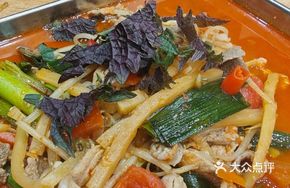 Stir-Fried Lao You Noodles Raw Ingredients