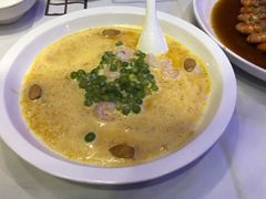 咸蛋黄虾仁蒸蛋-尚岛私房菜(西方巷店)