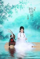 -后宫·古装汉服京剧儿童亲子全家福摄影