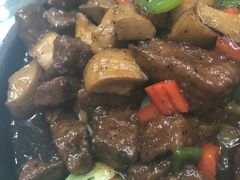 杏鲍菇牛肉粒-力力豆花庄(广渠门店)