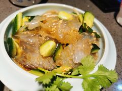 脆瓜拌海蜇-老头儿油爆虾(星光一期店)