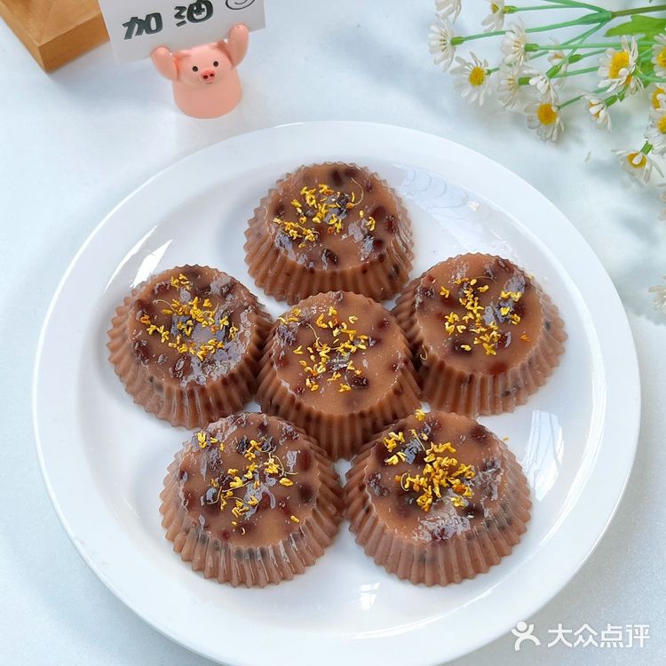 桂花红豆糯米糕！糯叽叽~搅一搅就可以啦！