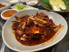 月梅酱辣蟹-草家酱蟹炭火烤肉店(珲春南路一店)