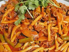 特色炒肉片-靖远三虎特色羊羔肉