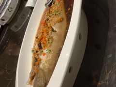 蒜茸豉香格陵兰蝶鱼-童福兴·南京菜(老门东店)