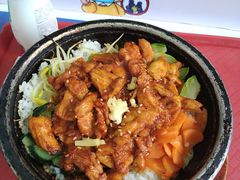 鸡肉芝士石锅拌饭-北京大学-燕南食堂