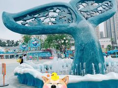 检票处门口-海合安成都极地海洋公园