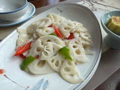 清炒藕片-蟹村草堂·苏式园林人文农家·大闸蟹