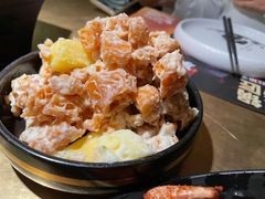 菠萝油条-探鱼·鲜青椒爽麻烤鱼(银泰城店)