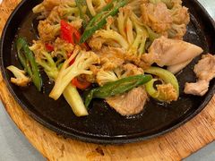 虾酱土猪爆台山菜-朱仔记食府(江南大道店)