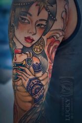 -幸运7纹身刺青Lucky7tattoo