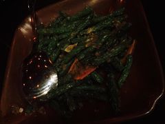 缅式虾酱炒四季豆-花马天堂云南餐厅 Lost Heaven(高邮路店)