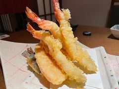 京葱丝炸虾天妇罗-水之惠鲜鱼料理(王府大街店)