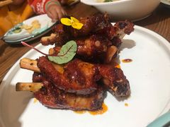 香煎龙骨-东来菜馆•手抓海鲜家常菜•海鲜锅贴(鸽子窝店)