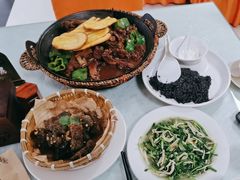 -胡老三家土菜馆·老店地方特色菜·招牌茅山地锅老鹅