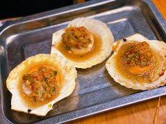 蒜蓉焗扇贝（熟蒜）3个-炒豆合作社(东四总店)