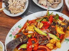 水库甜酸鱼-邮电新村嘉积鸭美味园