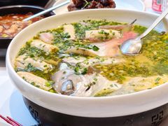 葱油东海鲳鱼拼鲜肉黑松露百叶包-玫瑰厅上海菜(兴国路店)