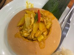 咖喱面包鸡-绿茶餐厅(成都天府红店)
