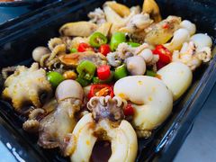 -东来菜馆•手抓海鲜家常菜•海鲜锅贴(鸽子窝店)