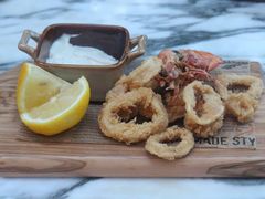 炸鱿鱼拼大虾-杭州君悦酒店·青莳