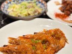 铁板和风口味海捕虾-大成铁板烧•板前(复古餐厅石老人店)
