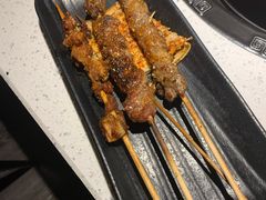 热气羊肉串-京韵胡同·酱香羊蝎子火锅涮肉(长寿路店)