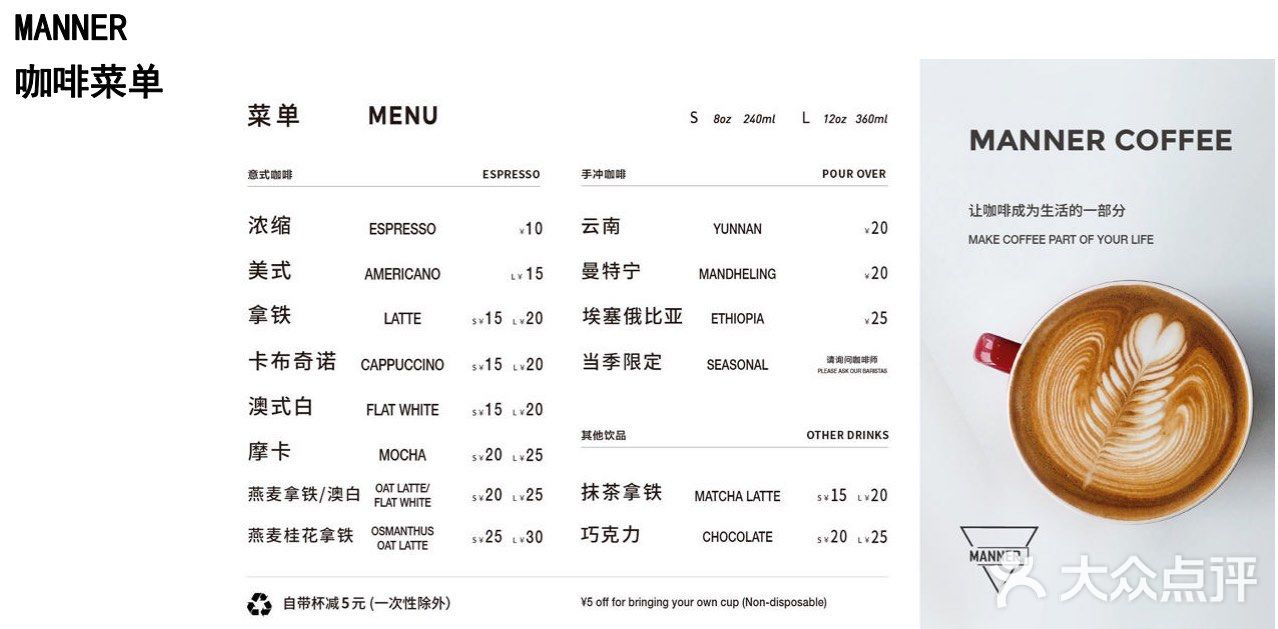 新店首发/MANNER咖啡店的美女真多