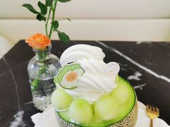哈密瓜冰激凌-朱迪小铺.半糖奶油蛋糕(海汇港店)